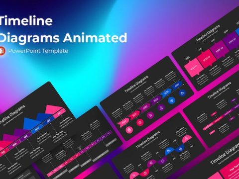 Timeline Diagrams Animated Powerpoint Presentation