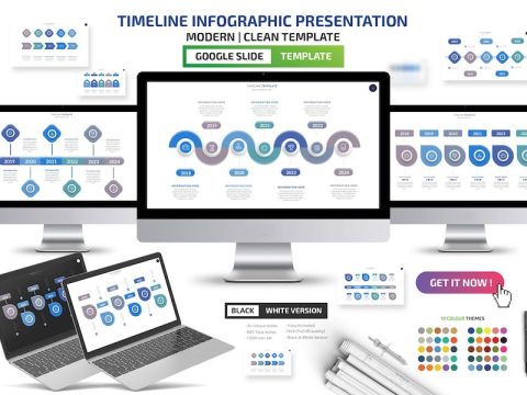 Timeline Google Slides Presentation Templates 95KGFPE