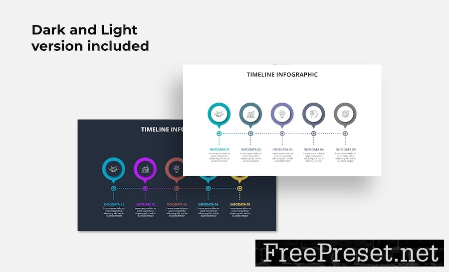 Timelines Animated Keynote Presentation. Set 01 WGHNNPN