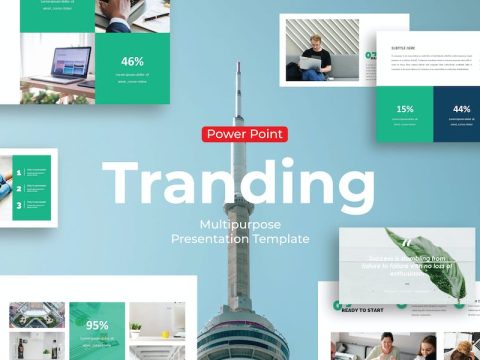 Tranding - PowerPoint Template SBAZUMC