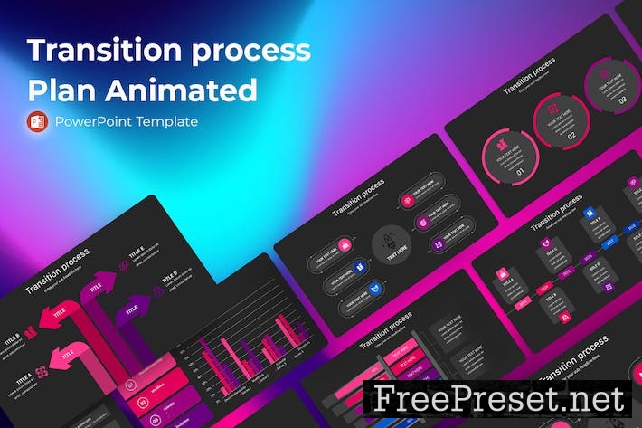 Transition process Plan Animated Powerpoint