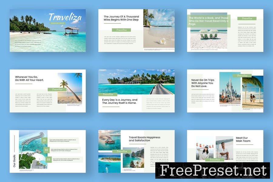 TRAVELIZA Google Slide Template ETFUTH2