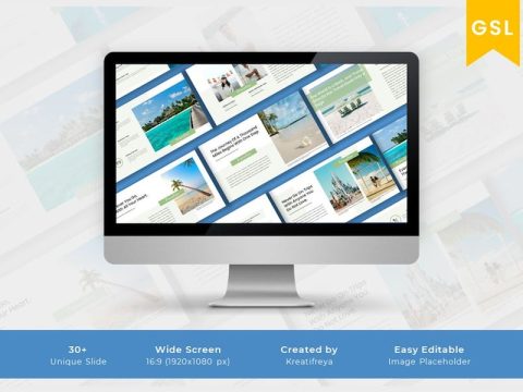 TRAVELIZA Google Slide Template ETFUTH2