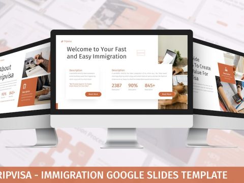 Tripvisa - Immigration Google Slides Template TXBZYZ6