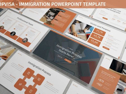 Tripvisa - Immigration Powerpoint Template X4WX68D