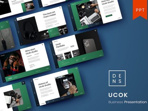 Ucok – Business PowerPoint Template KHXM96C