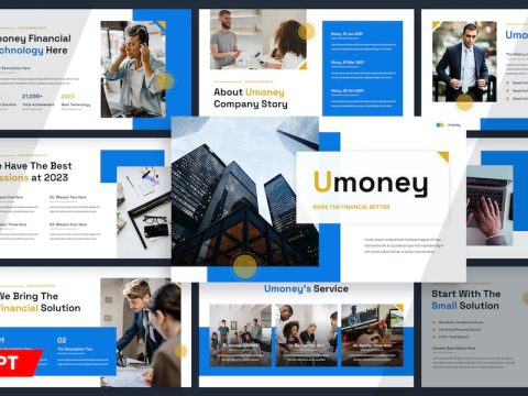 Umoney - Financial Technology Powerpoint Z3HGXZ4