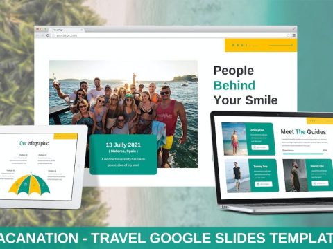 Vacanation - Travel Google Slides Template XWJKNPC