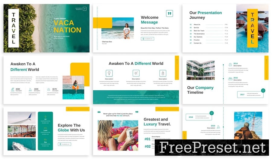 Vacanation - Travel Keynote Template