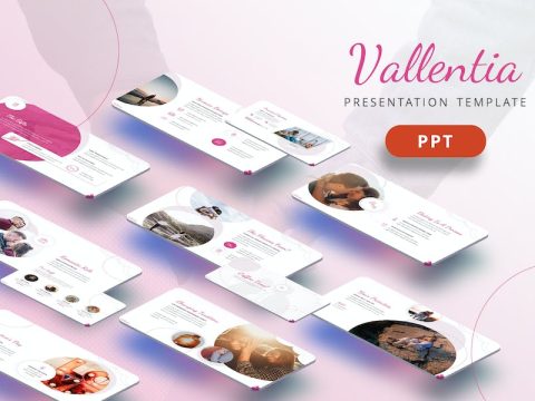 Valentia - Love Powerpoint Template AJFGRL3