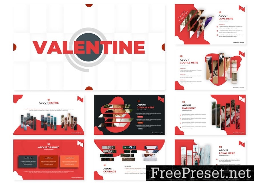 Valentine | Google Slides Template 3CYFA9U