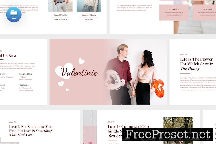 Valentinie - Valentine Keynote Template PKRB6DK