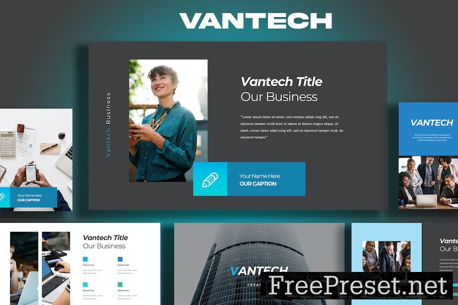 Vantech Business Google Slides