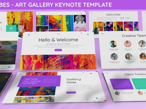 Vibes - Art Gallery Keynote Template