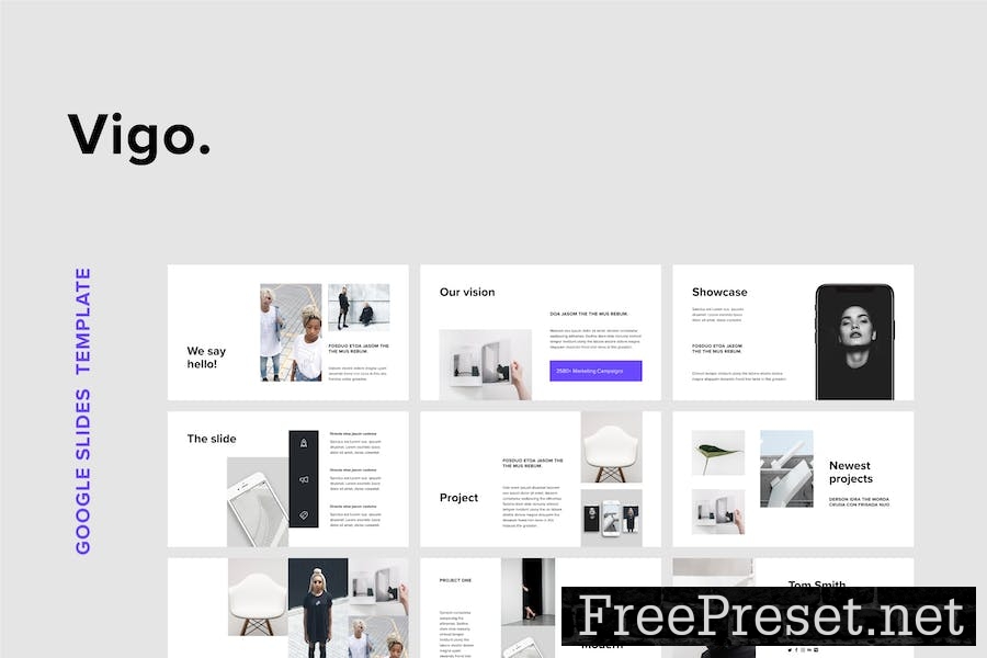 VIGO - Google Slides Template 3WVZPN