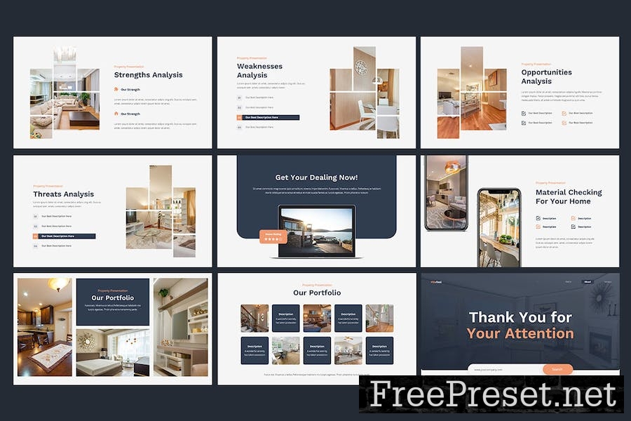 VilleReal - Real Estate Google Slide Template NT73S23