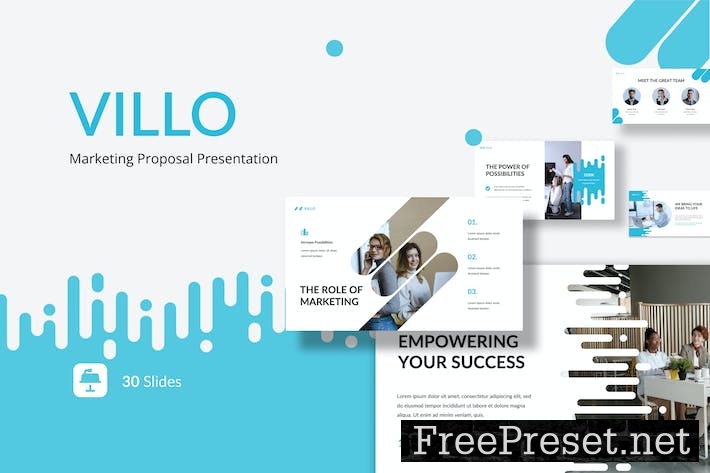 Villo - Marketing Proposal Presentation Keynote HFC4P5M