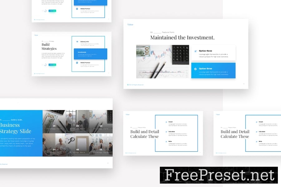 Visitor Investor Business Presentation Template FK7JBCT