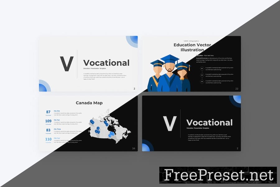 Vocational Education PowerPoint Template 648V5JM