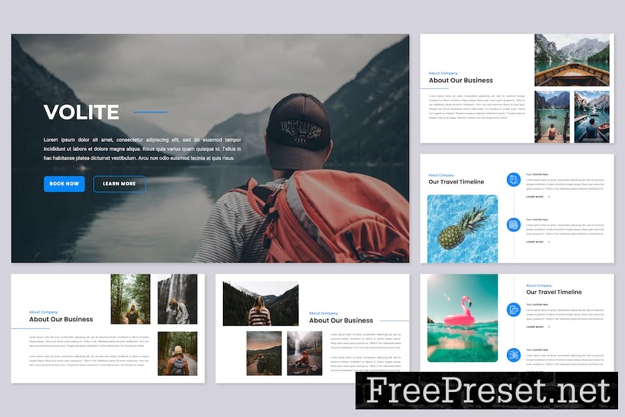 Volite - Travel Google Slides Template DC2GVCZ