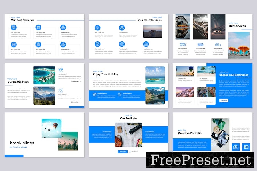 Volite - Travel PowerPoint Template