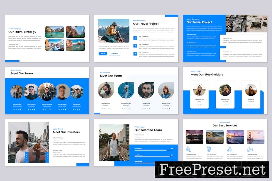 Volite - Travel PowerPoint Template