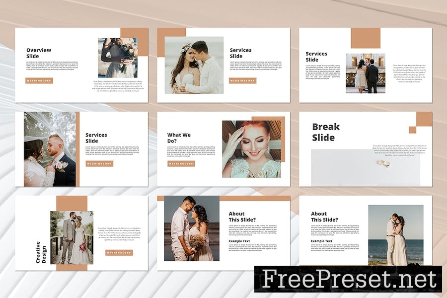 Wedding - Google Slides Template 89DU9T8