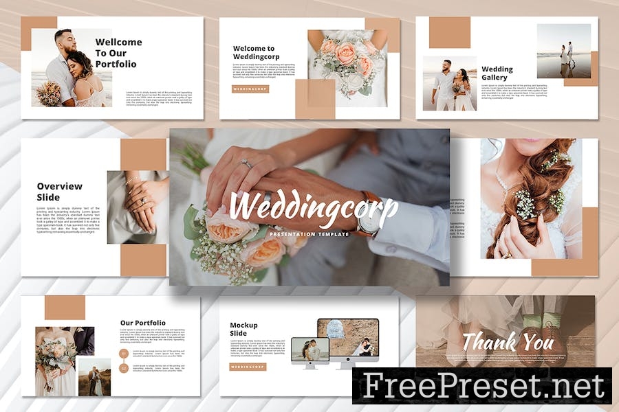 Wedding - Google Slides Template 89DU9T8