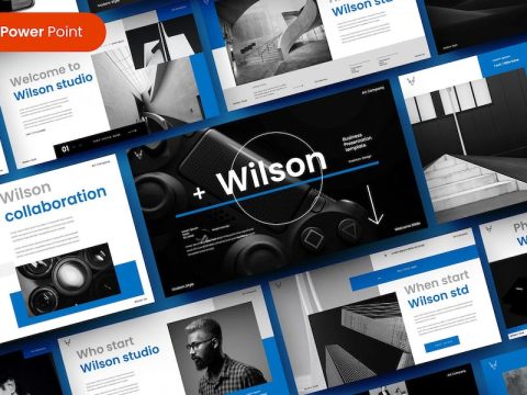 Wilson – Business PowerPoint Template 2NDRQYU