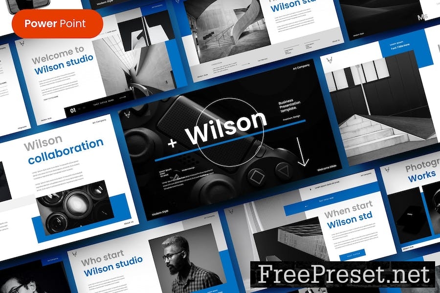 Wilson – Business PowerPoint Template 2NDRQYU