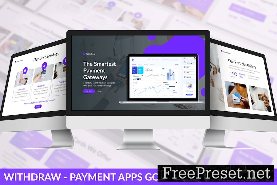 Withdraw - Payment Apps Google Slides Template