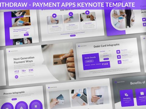 Withdraw - Payment Apps Keynote Template SMSHDMF