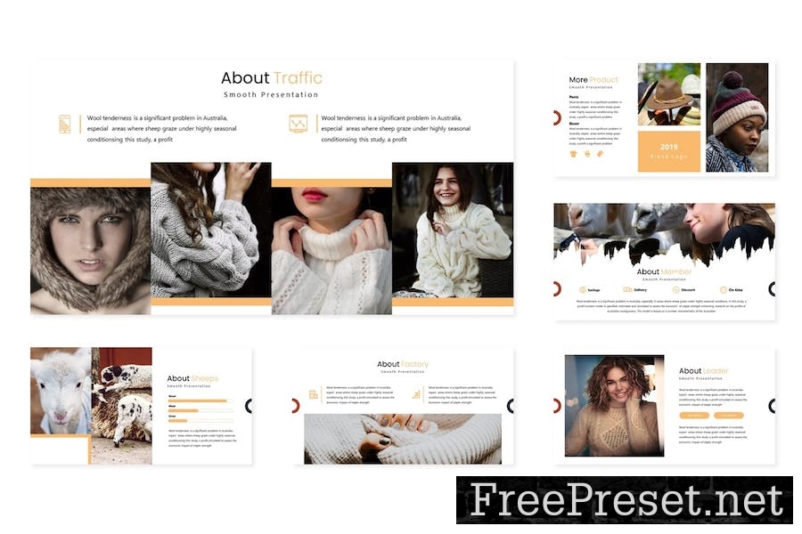 Wool - Google Slide Template DNP6MBP