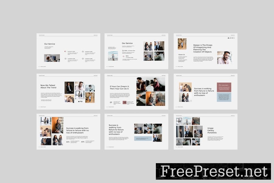 Working Google Slide Template 3VUM8DG