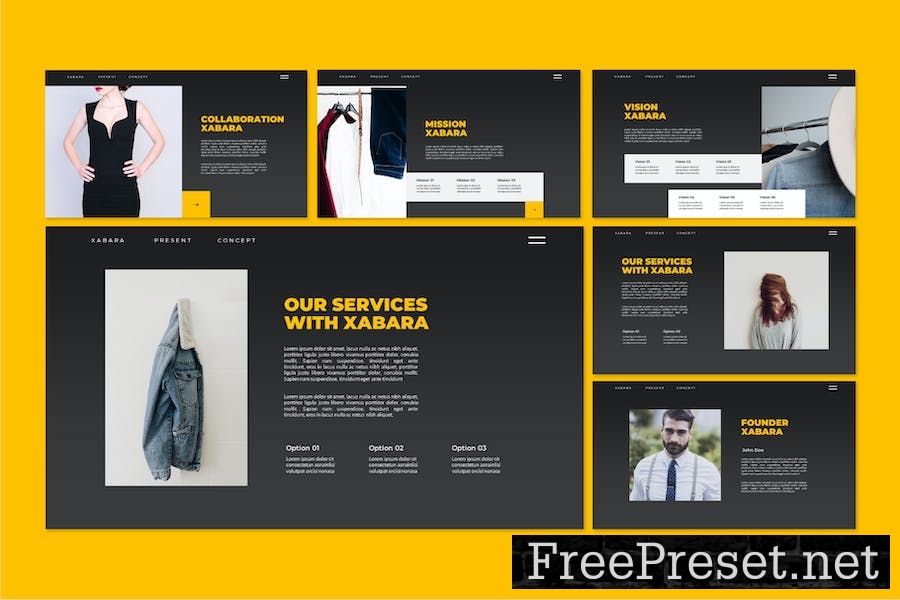 Xabara Multipurpose Google Slides Template 92W2ZLY