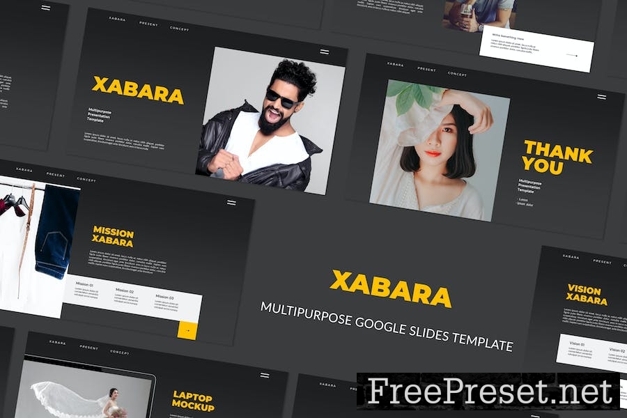 Xabara Multipurpose Google Slides Template 92W2ZLY