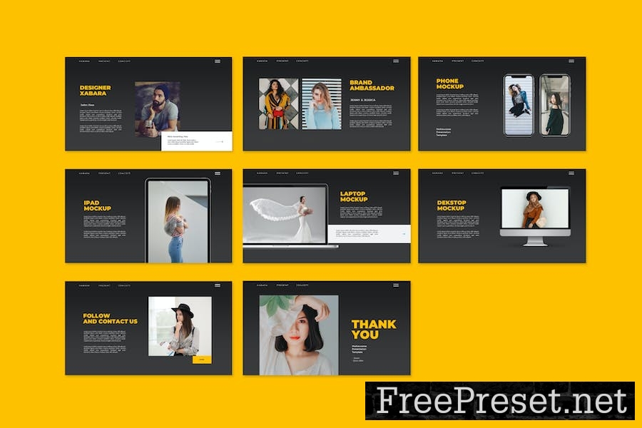 Xabara Multipurpose Keynote Template E4KE78V