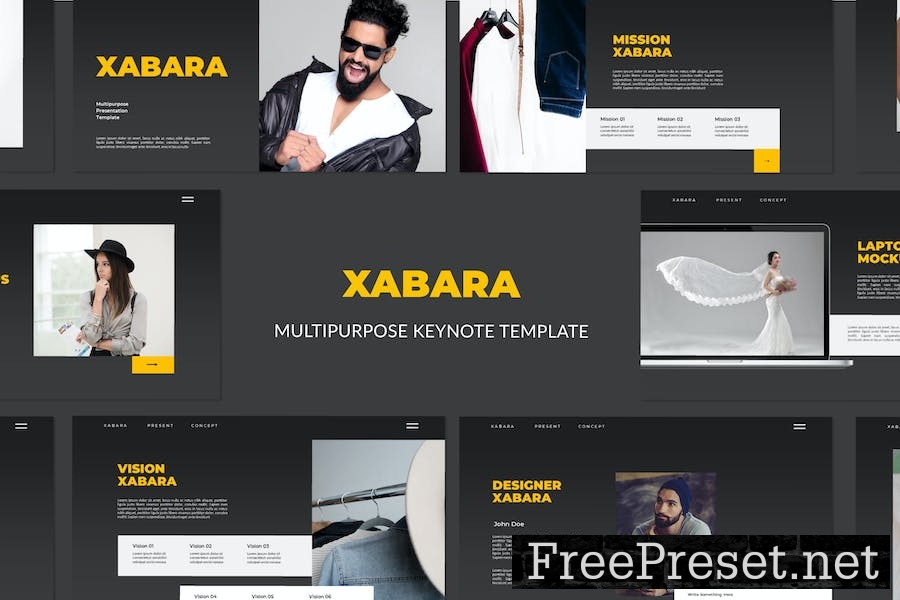 Xabara Multipurpose Keynote Template E4KE78V