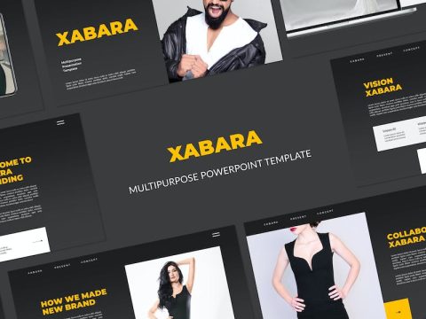 Xabara Multipurpose Powerpoint Template YBRR2W5