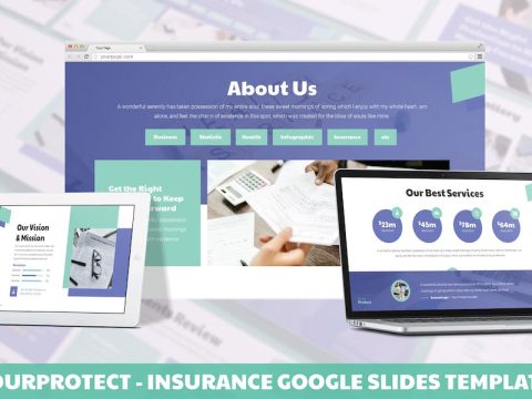 Yourprotect - Insurance Google Slides Template VPGJND8