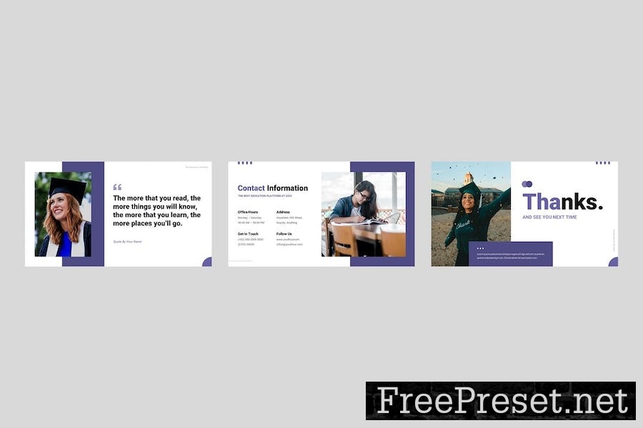 Youthour - Education Google Slides Template KVYSJ69