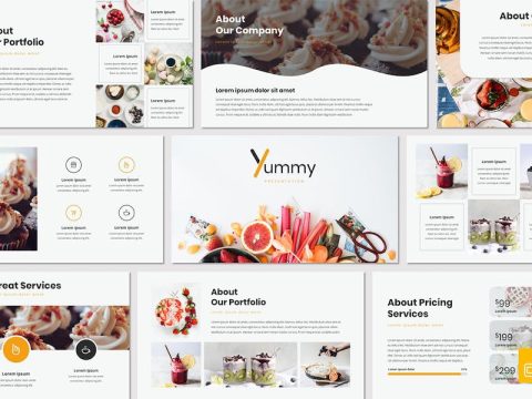 Yummy - Google Slides Template