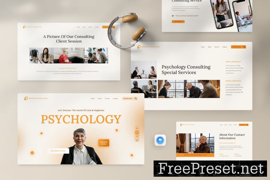 Zenpsych - Psychology Consulting Keynote Template