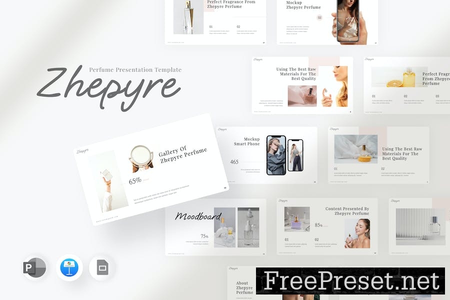 Zhepyre - Perfume Keynote Template CPF9ABM