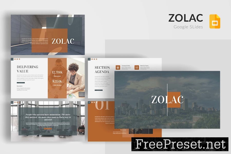 Zolac - Google SLides Template