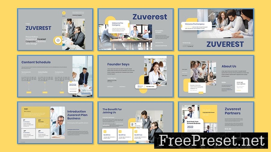 Zuverest - Business Presentation Keynote Template JY7XGAZ