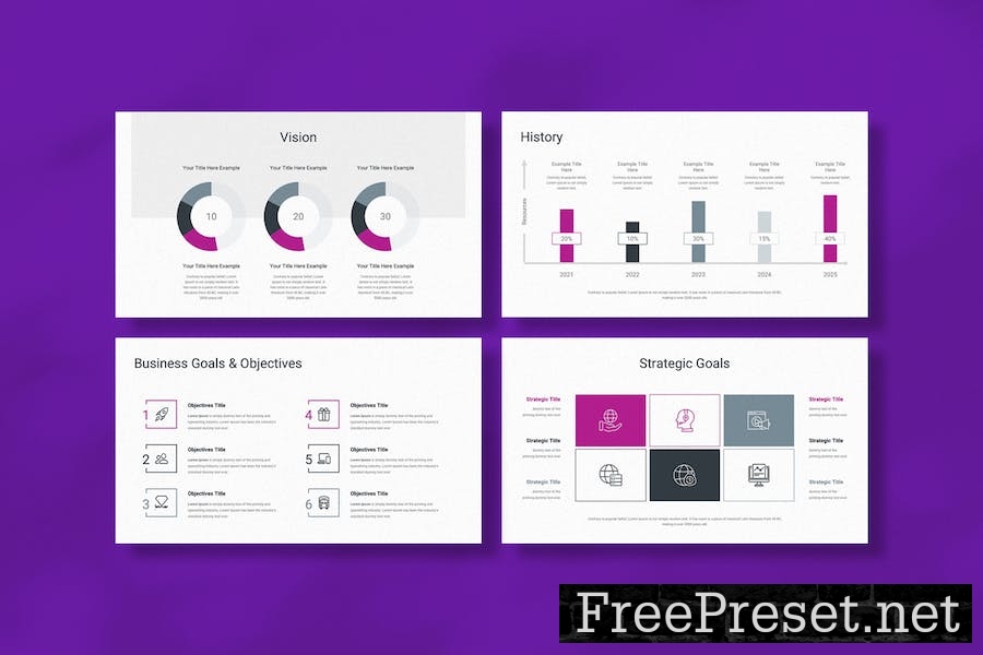 2025 Year Report Google Slides Template V63TMLM