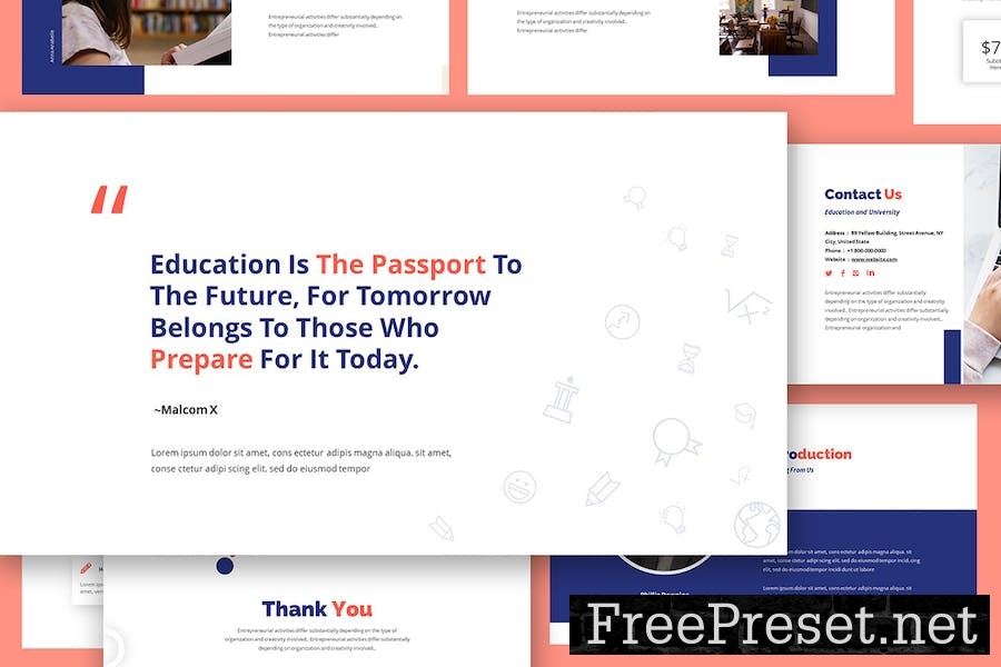 Academia Education Keynote Template 8PETGRX