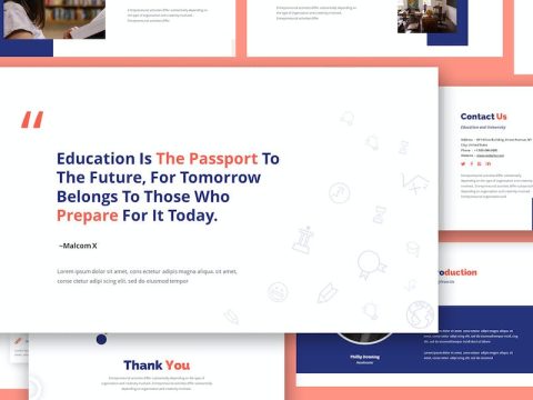 Academia Education Keynote Template 8PETGRX