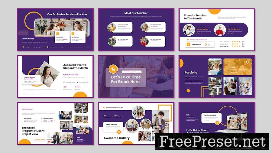 Acadera - Education Presentation Keynote Template